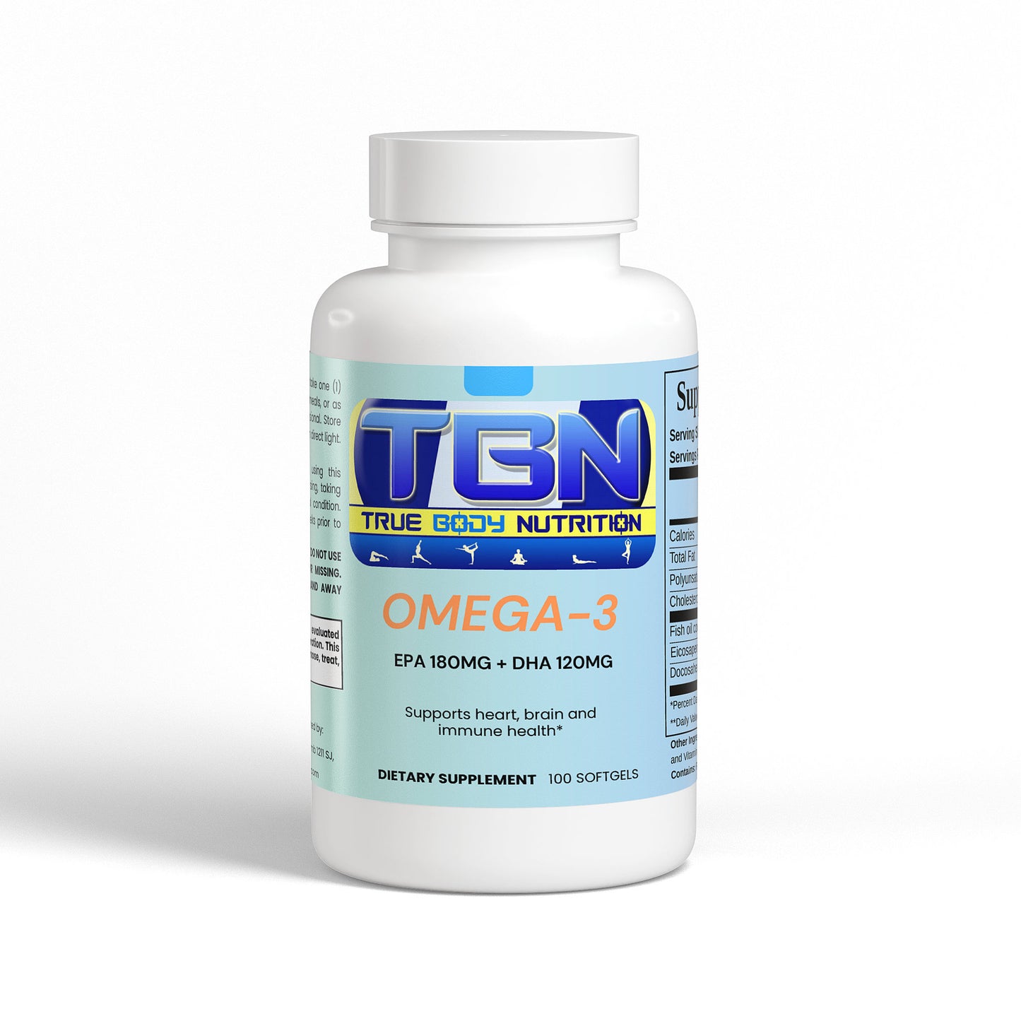 Omega-3 EPA 180 mg + DHA 120 mg