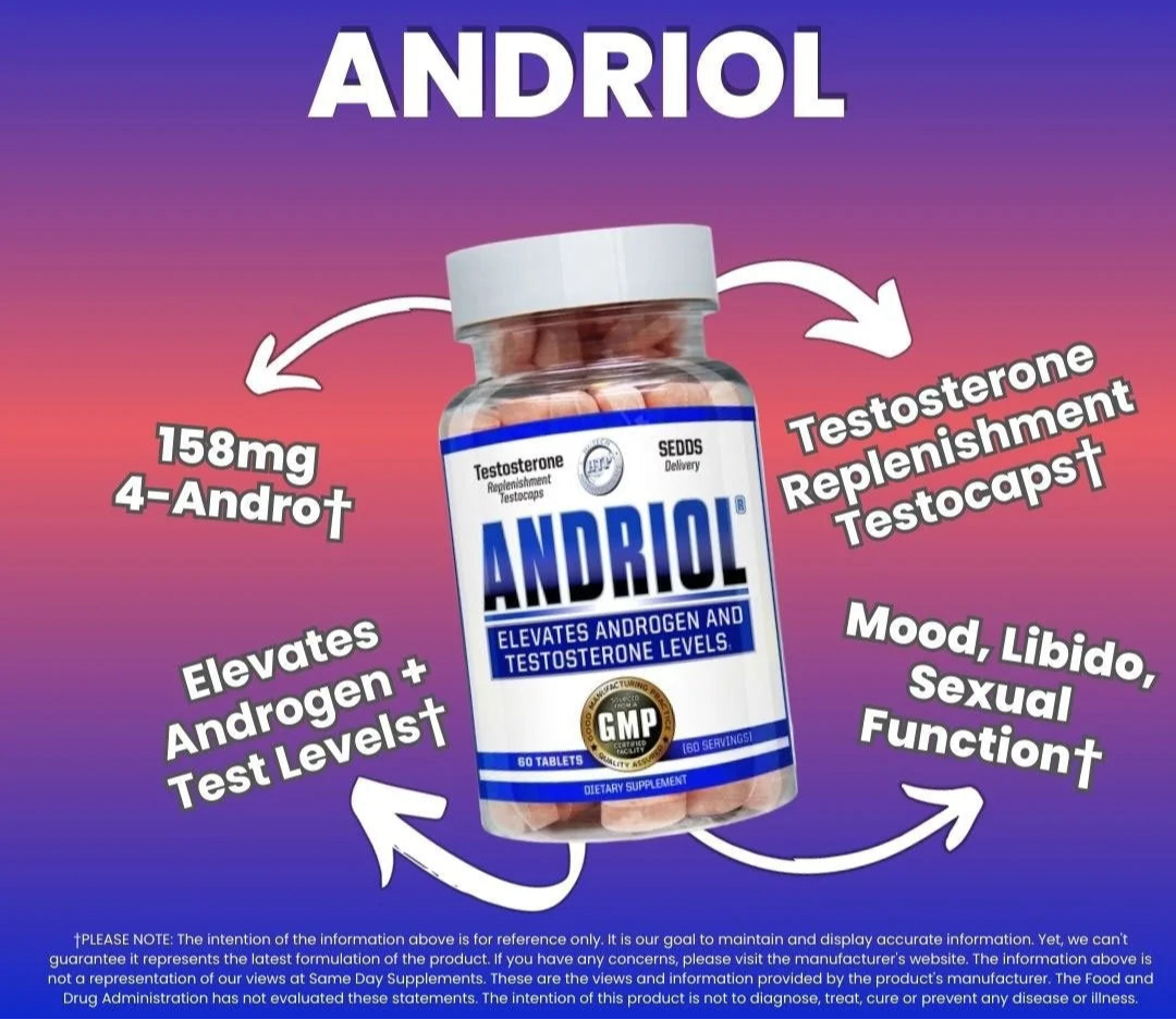 Hi-Tech Pharmaceuticals Andriol - 60 Tablets - 4 Andro