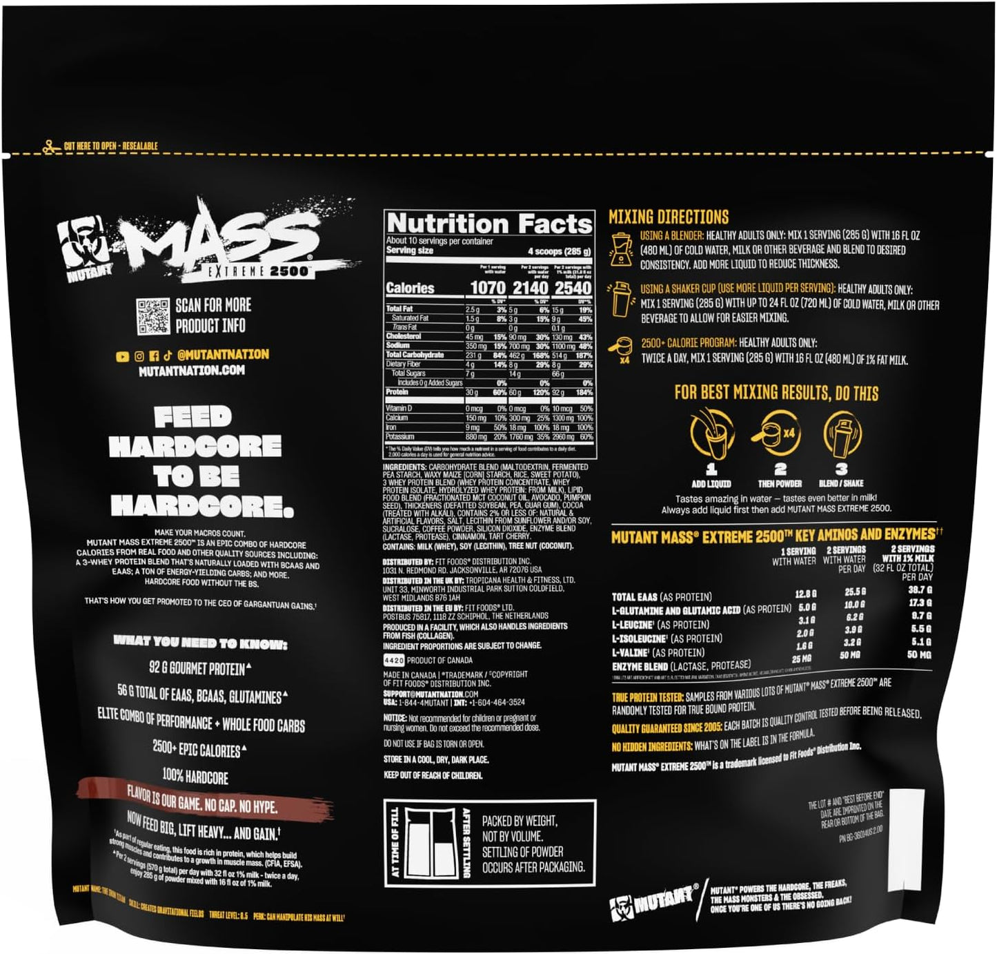 Mutant Mass Extreme Gainer