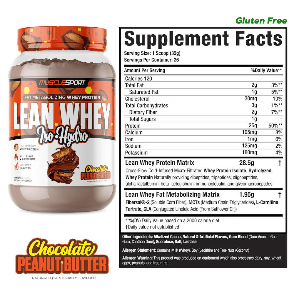Proteína gourmet Lean Whey® Iso Hydro