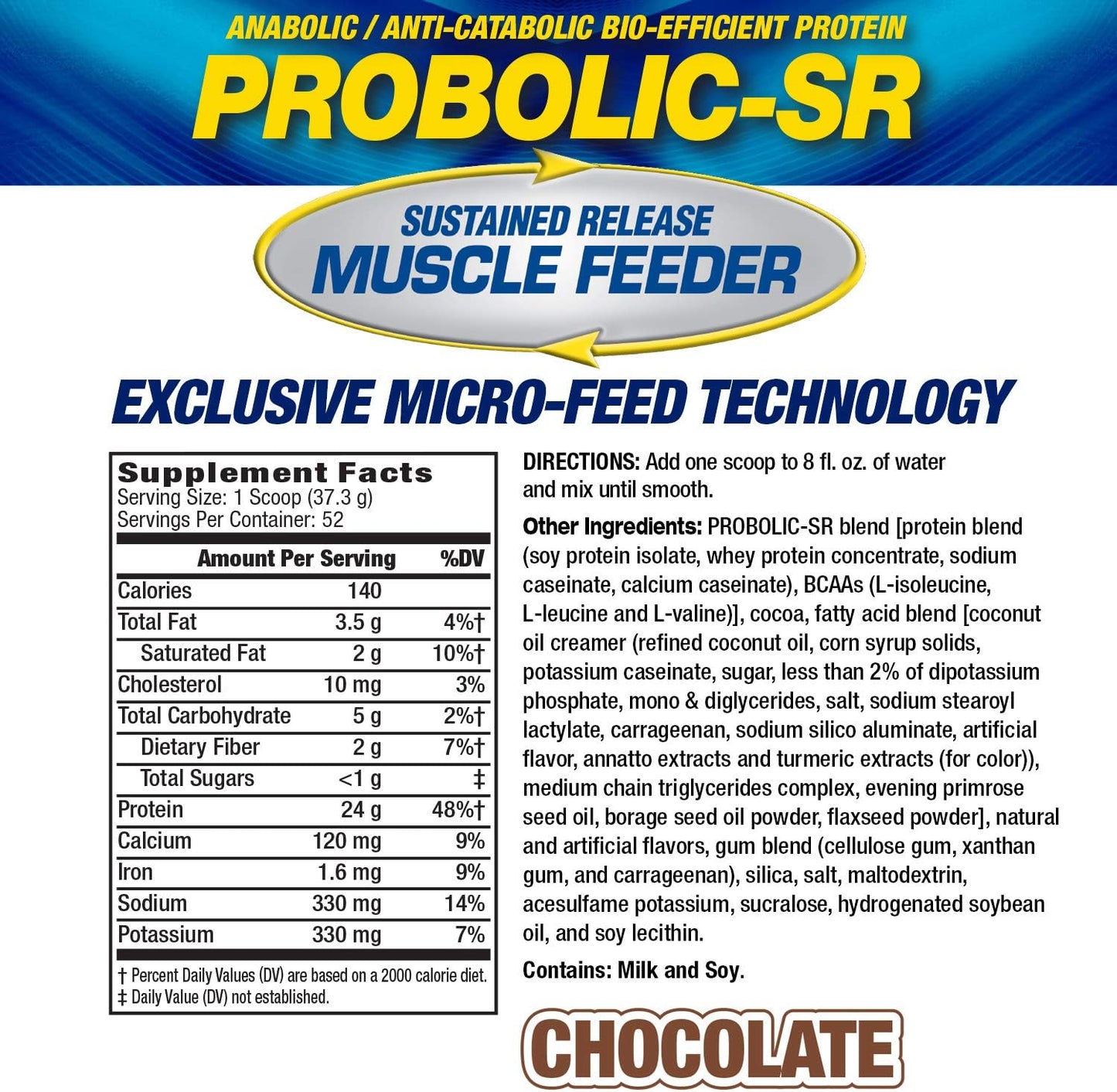 Probolic-SR Sustained Release Protein Powder