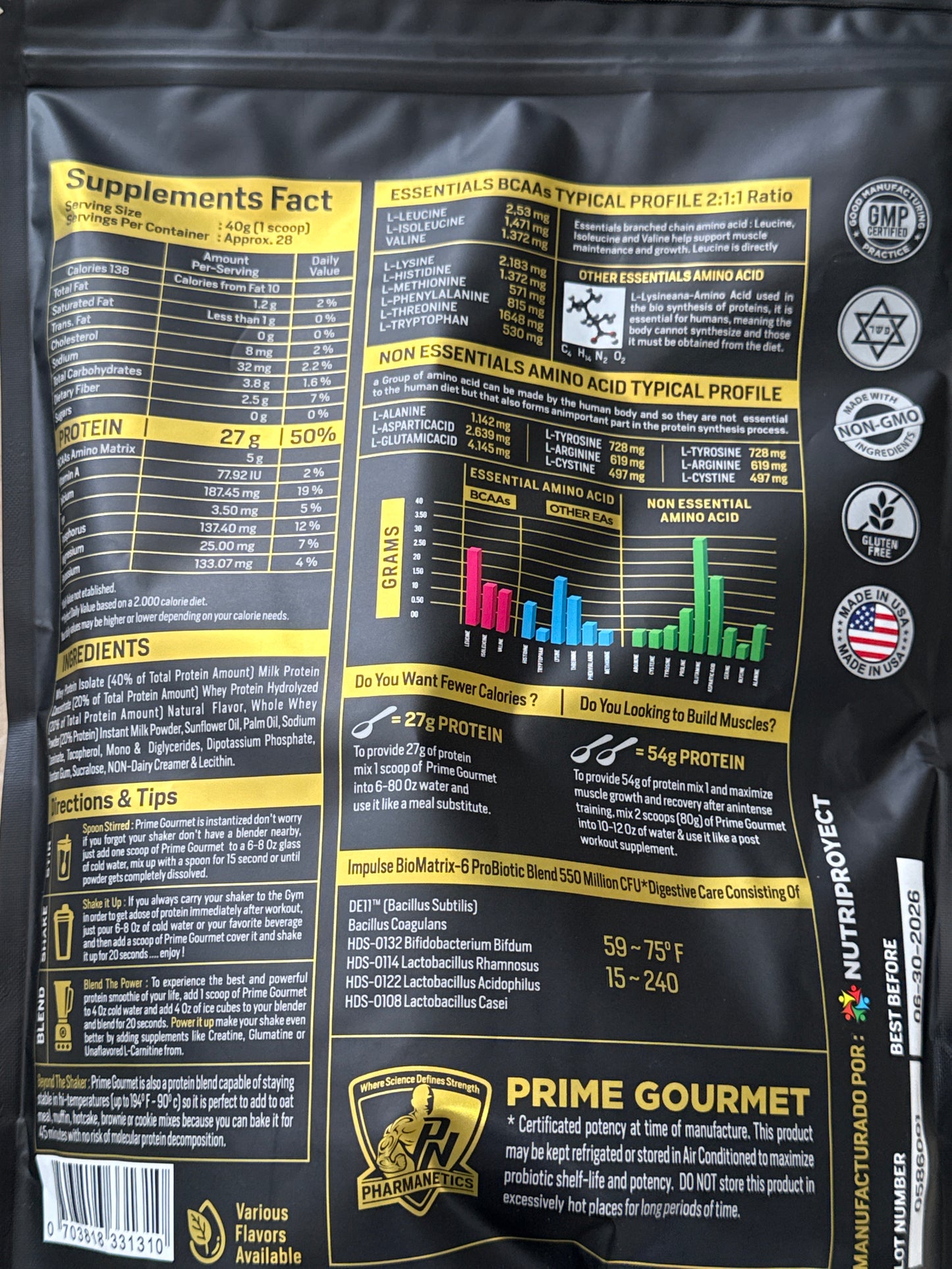 Prime Gourmet protein