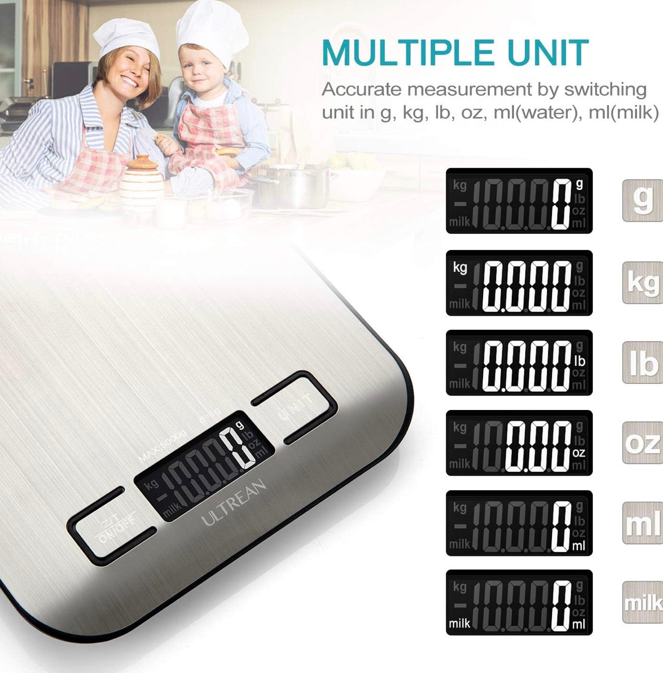 Digital kitchen scale